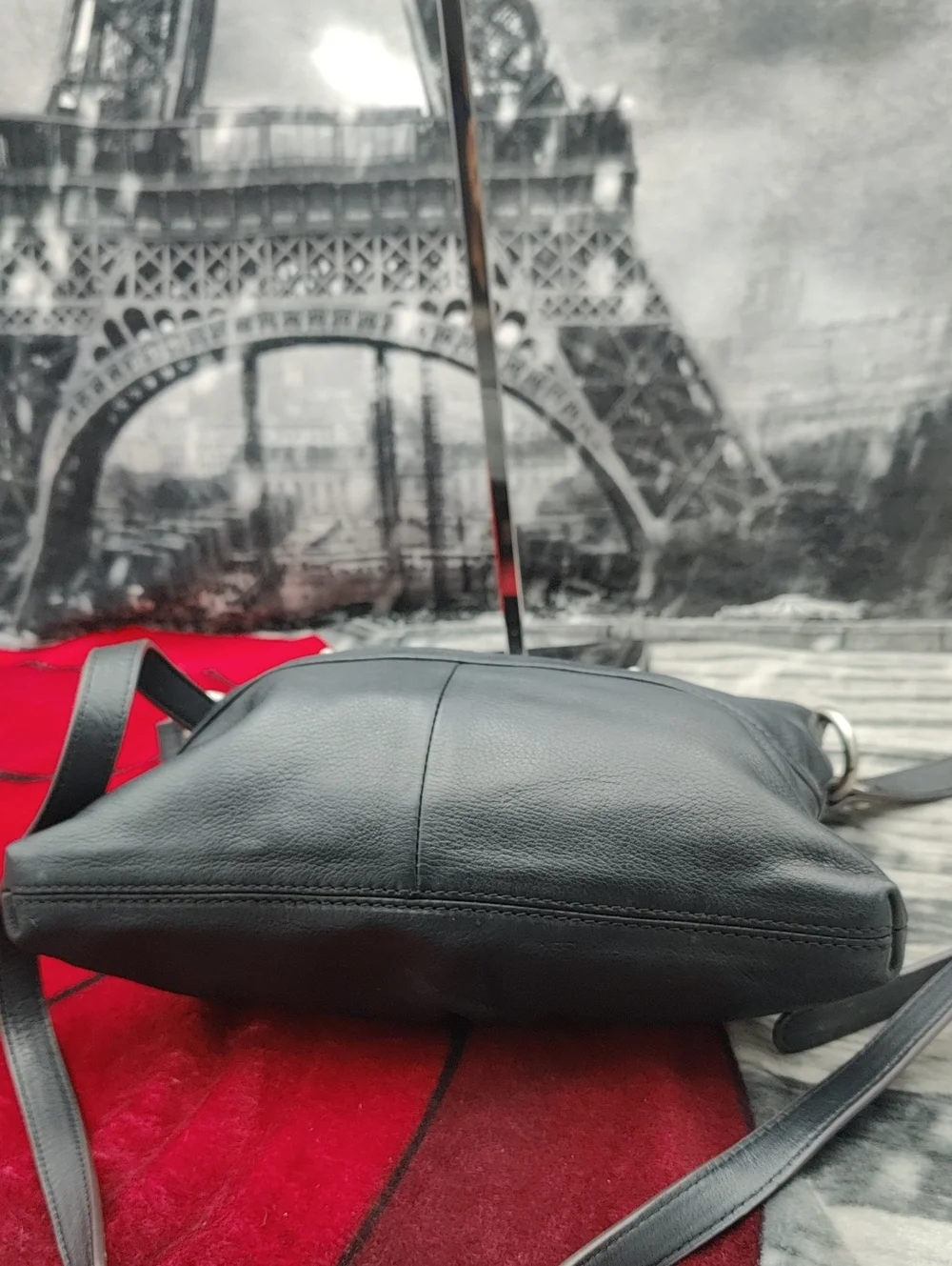 b. makowsky black leather